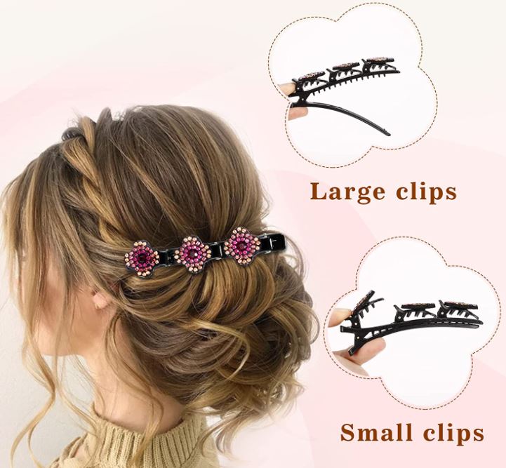 FLOWERCLIP® SET X 4 UNDS PINZA DE FLORES PARA EL CABELLO